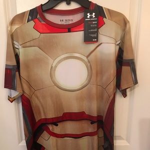 Under Armour Alter Ego Iron Man Heat Gear Shit